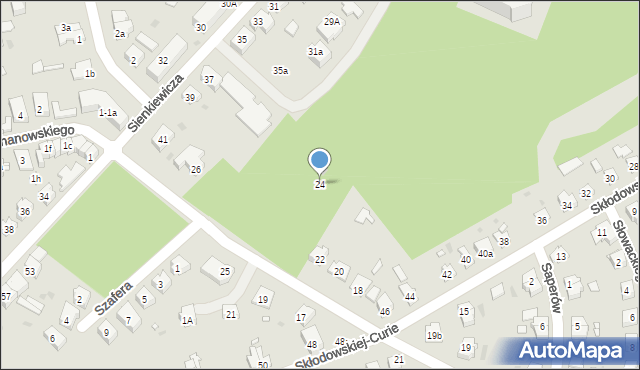 Nowa Sól, Kaczkowskiego, 24, mapa Nowa Sól