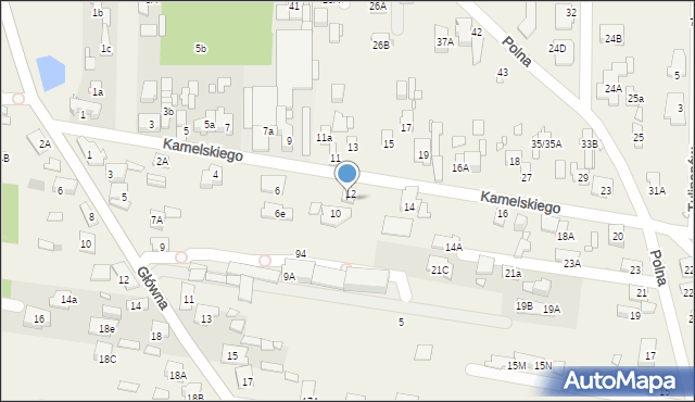 Nowa Wieś, Kamelskiego Władysława, 12A, mapa Nowa Wieś