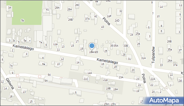 Nowa Wieś, Kamelskiego Władysława, 23A, mapa Nowa Wieś