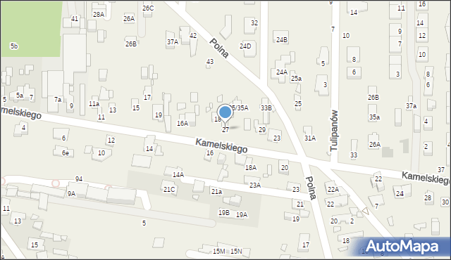 Nowa Wieś, Kamelskiego Władysława, 27, mapa Nowa Wieś