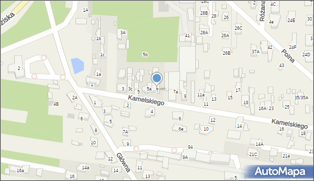 Nowa Wieś, Kamelskiego Władysława, 7, mapa Nowa Wieś