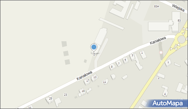 Nowy Dwór Gdański, Kanałowa, 2, mapa Nowy Dwór Gdański