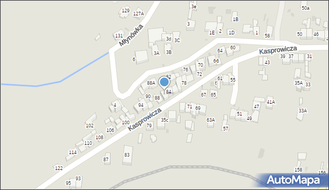 Nowy Targ, Kasprowicza Jana, 86, mapa Nowego Targu