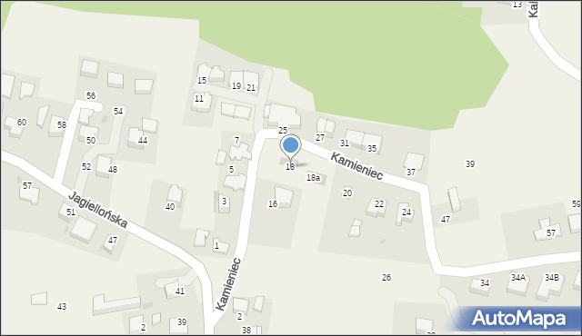 Ochojno, Kamieniec, 18, mapa Ochojno