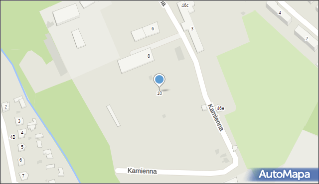 Oleszyce, Kamienna, 10, mapa Oleszyce