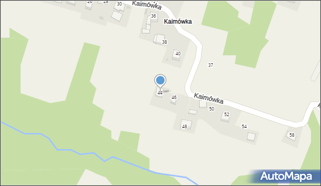 Olszowice, Kaimówka, 44, mapa Olszowice