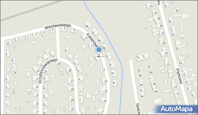 Opalenica, Kasprowicza Jana, 12A, mapa Opalenica