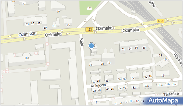 Opole, Kani Jakuba, 3, mapa Opola