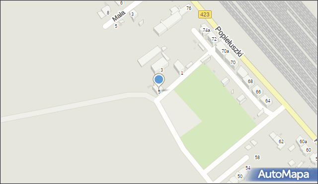 Opole, Kasperka Kazimierza, 5, mapa Opola