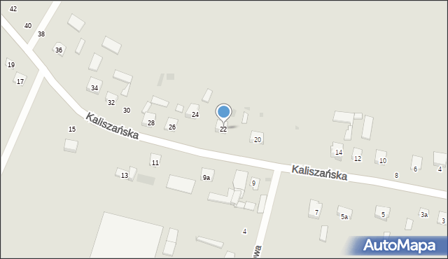 Opole Lubelskie, Kaliszańska, 22, mapa Opole Lubelskie