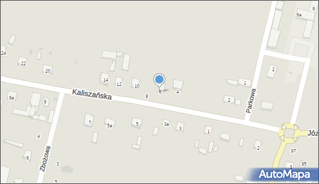 Opole Lubelskie, Kaliszańska, 6, mapa Opole Lubelskie