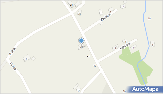 Opolno-Zdrój, Kasztanowa, 43, mapa Opolno-Zdrój