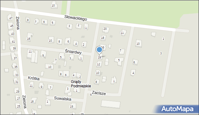 Orzysz, Kajki Michała, 14, mapa Orzysz