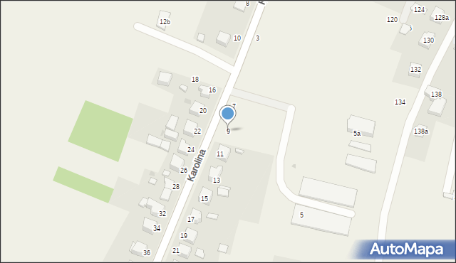 Osiek, Karolina, 9, mapa Osiek