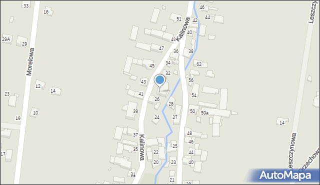 Otmuchów, Kalinowa, 30, mapa Otmuchów