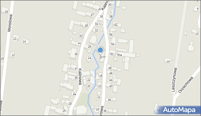 Otmuchów, Kasztanowa, 27, mapa Otmuchów