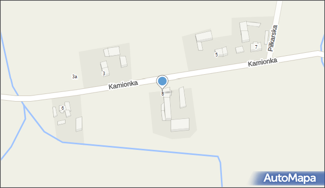 Otorowo, Kamionka, 8, mapa Otorowo