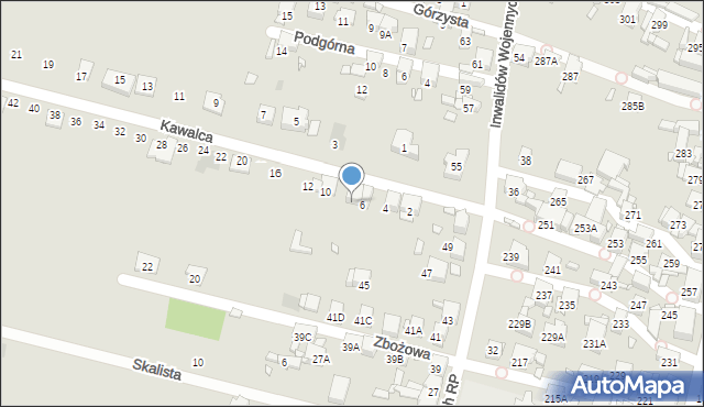 Piekary Śląskie, Kawalca Juliana, 8, mapa Piekary Śląskie