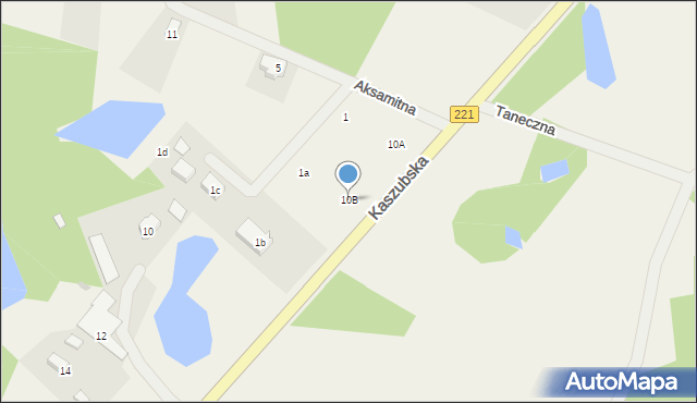 Piekło Dolne, Kaszubska, 10B, mapa Piekło Dolne