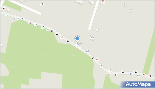 Piotrków Trybunalski, Kacza, 10, mapa Piotrków Trybunalski