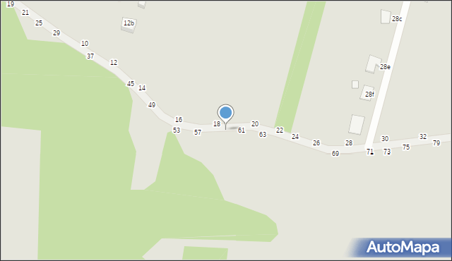 Piotrków Trybunalski, Kacza, 59, mapa Piotrków Trybunalski