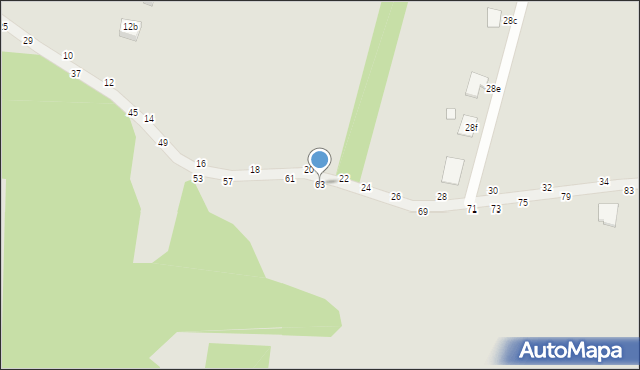 Piotrków Trybunalski, Kacza, 63, mapa Piotrków Trybunalski