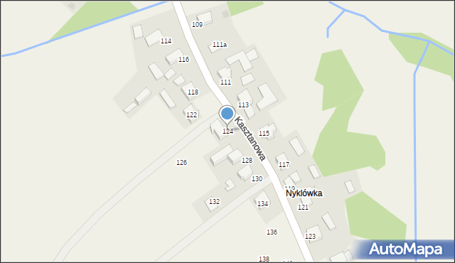 Piotrowice, Kasztanowa, 124, mapa Piotrowice