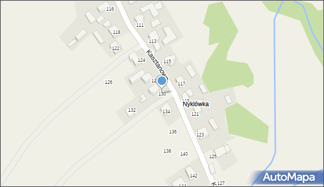 Piotrowice, Kasztanowa, 130, mapa Piotrowice