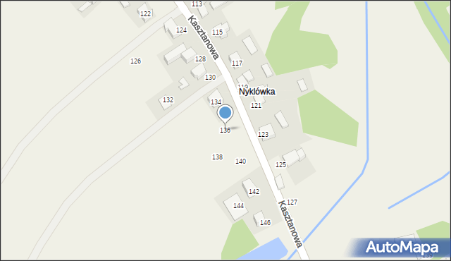 Piotrowice, Kasztanowa, 136, mapa Piotrowice