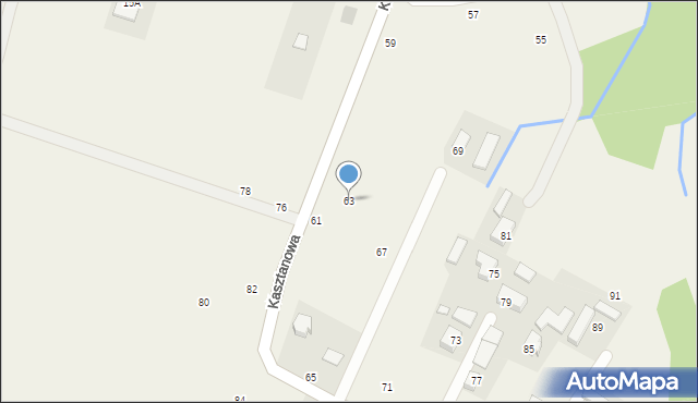 Piotrowice, Kasztanowa, 63, mapa Piotrowice
