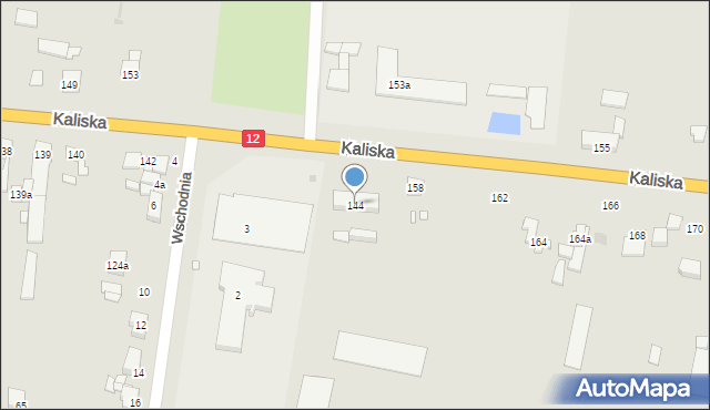Pleszew, Kaliska, 144, mapa Pleszew