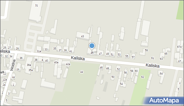 Pleszew, Kaliska, 45, mapa Pleszew