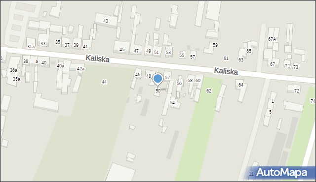Pleszew, Kaliska, 50, mapa Pleszew