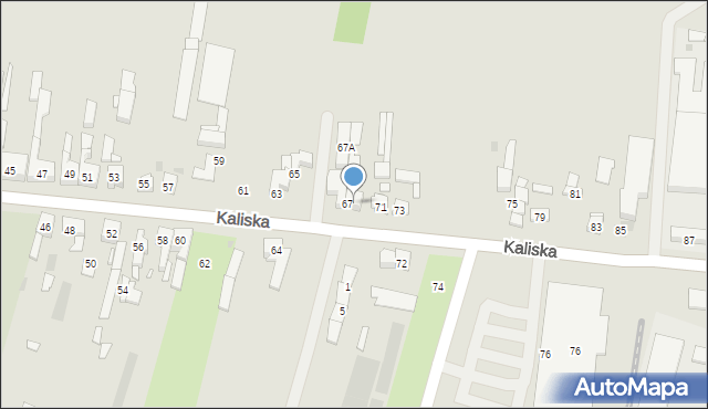 Pleszew, Kaliska, 69, mapa Pleszew