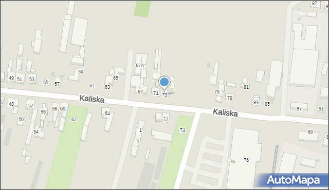 Pleszew, Kaliska, 73, mapa Pleszew
