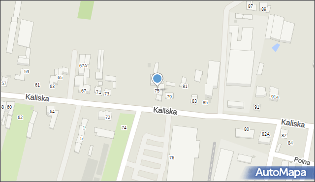 Pleszew, Kaliska, 75, mapa Pleszew