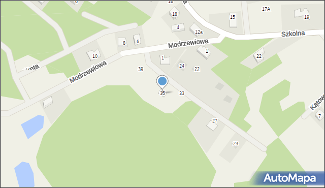 Pomlewo, Kątowa, 35, mapa Pomlewo