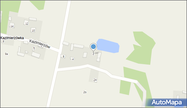 Postoliska, Kazimierzów, 2, mapa Postoliska