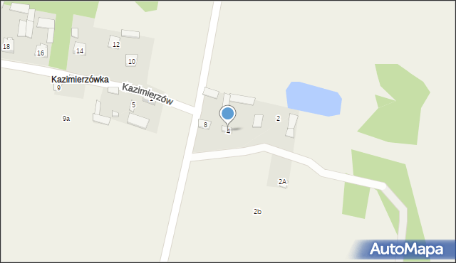 Postoliska, Kazimierzów, 4, mapa Postoliska