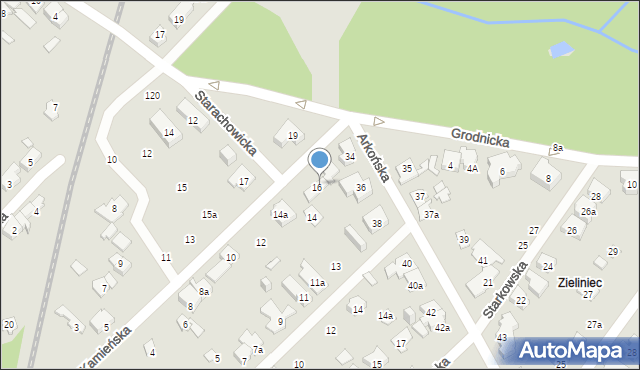 Poznań, Kamieńska, 16a, mapa Poznania