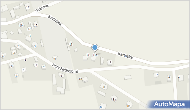 Prokowo, Kartuska, 11a, mapa Prokowo