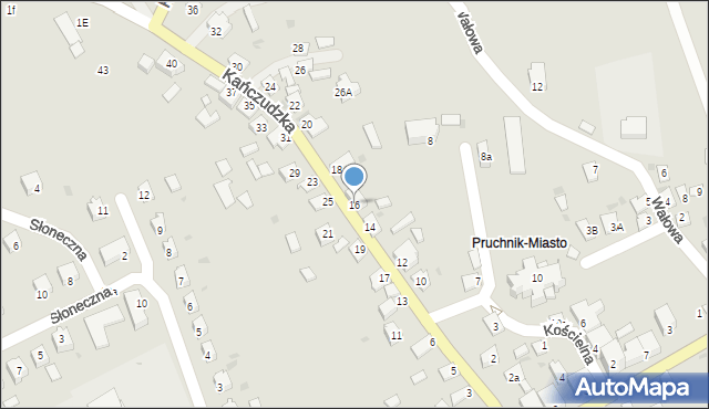 Pruchnik, Kańczudzka, 16, mapa Pruchnik