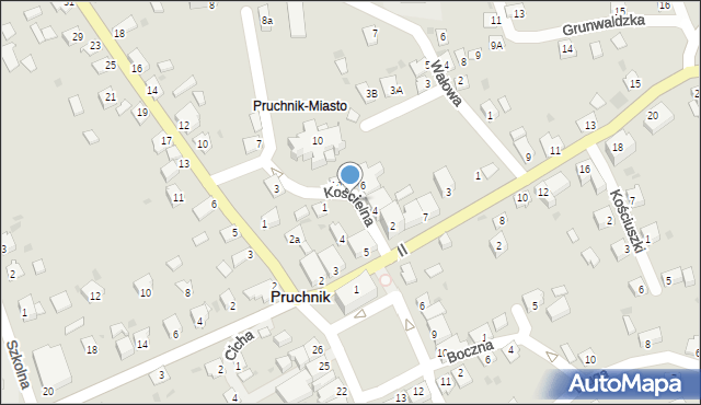 Pruchnik, Kańczudzka, 9, mapa Pruchnik