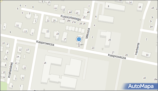 Pruszcz Gdański, Kasprowicza Jana, 21, mapa Pruszcz Gdański