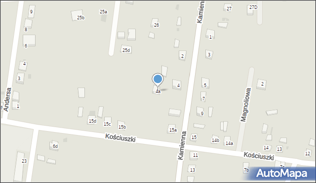 Przemków, Kamienna, 4a, mapa Przemków