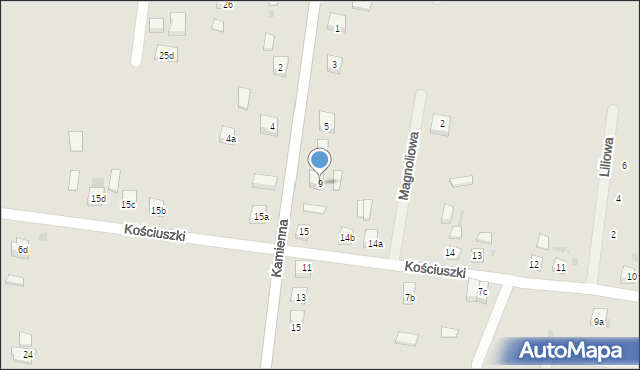 Przemków, Kamienna, 9, mapa Przemków