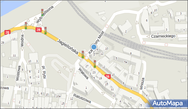 Przemyśl, Kamienny Most, 2, mapa Przemyśla