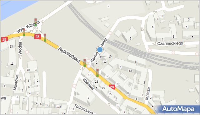 Przemyśl, Kamienny Most, 4, mapa Przemyśla