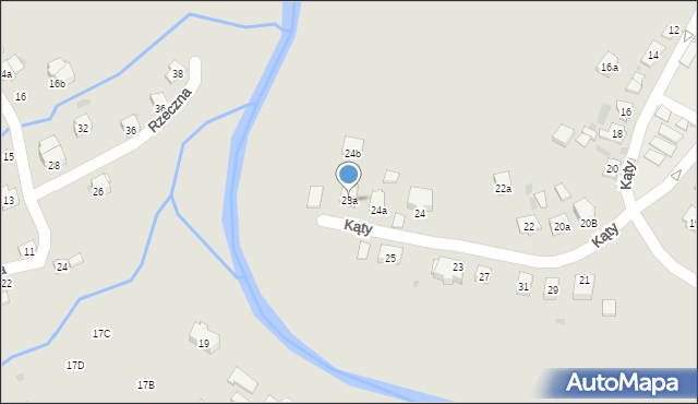 Przeworsk, Kąty, 23a, mapa Przeworsk