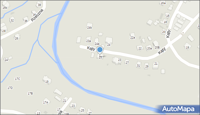 Przeworsk, Kąty, 25, mapa Przeworsk